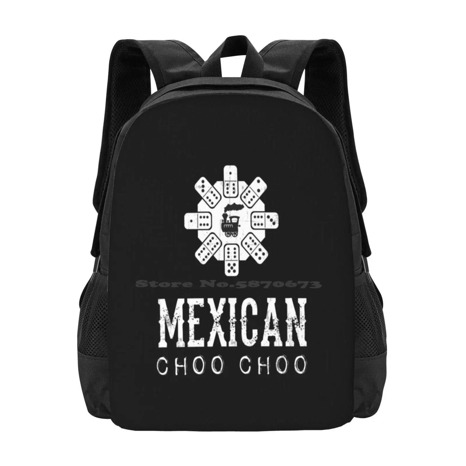 

Mexican Train Choo Choo Mexican Dominoes Hot Sale Schoolbag Backpack Fashion Bags Activity Play Mexican Game Win Choo Dominoes