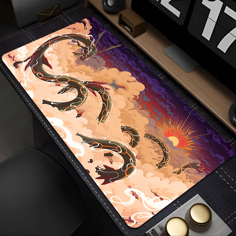 

Mouse Pad Pokemon Gyarados 90x40cm Gaming Accessories Gabinete Gamer xxl Computer Desk Mat Non Slip Keyboard Pad Tablet Mousepad