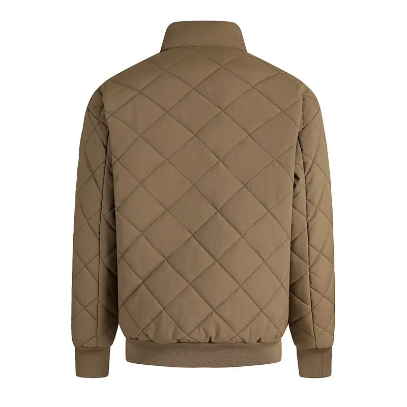AutumnWinter Fashion Solid Color American Style Sporty Thickened Warm Windproof Cotton Jacket Men's Casual Loose Plus Size Coat