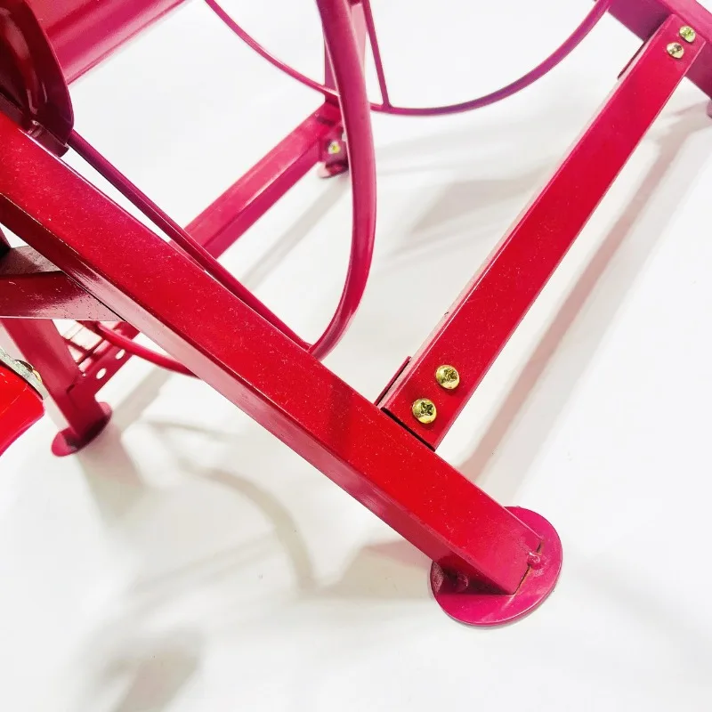 

100 Meters Red Thickened Dispenser Rack Agricultural High Pressure Pipe Reel Hose Rack