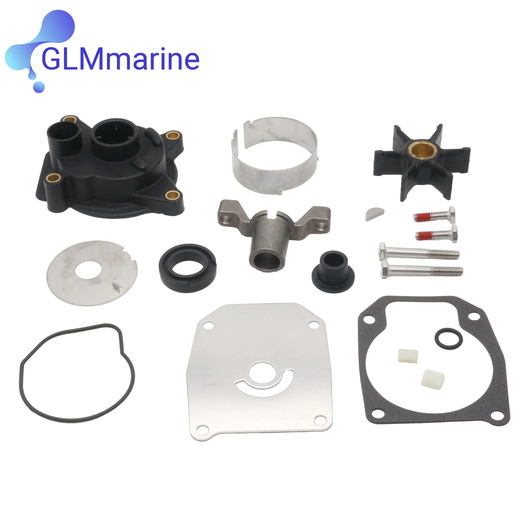 Outboard Water Pump Rebuild Kit For Johnson Evinrude 50 55 HP 2 CYL 389133 387326 18-3325