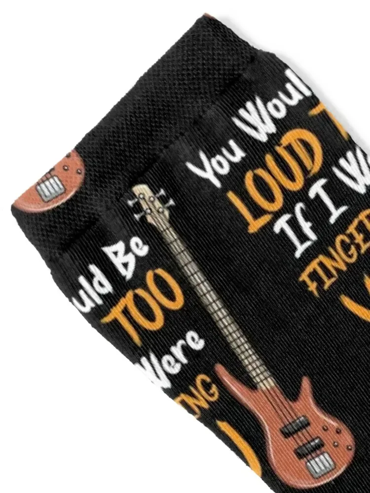 Bass Guitar Player - Musician Gift Idea Socks winter luxury funny sock winter gifts Woman Socks Men's