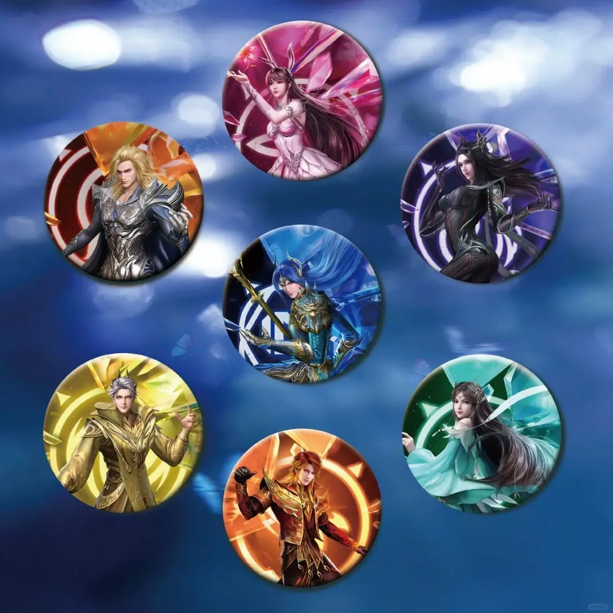 

In the Douluo Continent"Shrek Seven Monsters Tang SAN Xiaowu" bar badge is high-appearance-level backpack accessory for friends