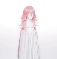 Cosplay Wig Yae Sakura Pink 120cm Long Straight Synthetic Hair + Free Wig Cap