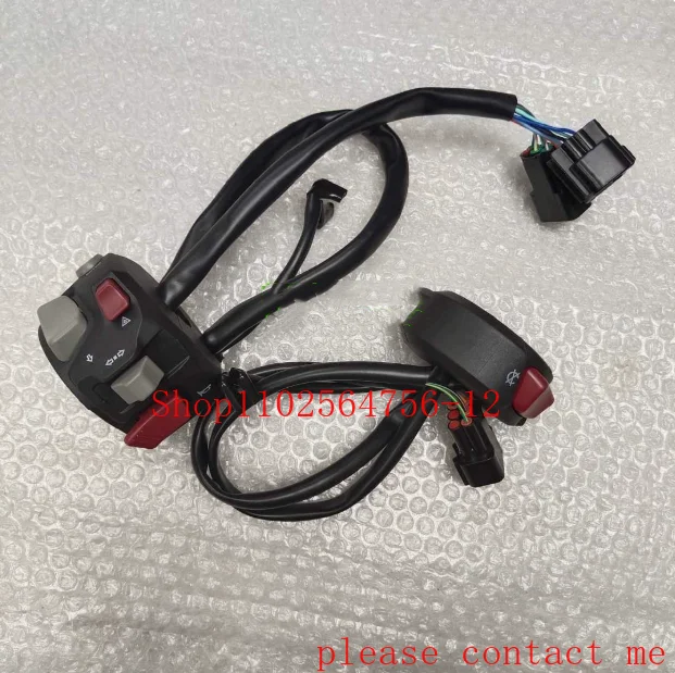 

For Stepless 500AC Handlebar Switch LX500-F Left and Right Electric Start Headlight Switch Handheld Pipe Gate Switch