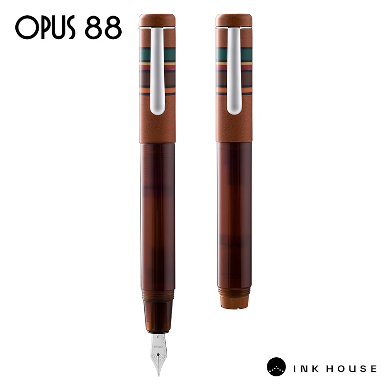 

OPUS 88 Fantasia Fountain Pen Germany JOWO Nib Rubber Acrylic Eyedropper Filling System Large Capacity Calligraphy Pen Gift