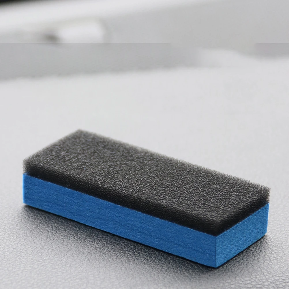 

10pcs Car Cleaning Sponge Wax Applicator Pads Polishing Buffing Sponge For Crystal Coating Scratch Durable Reusable