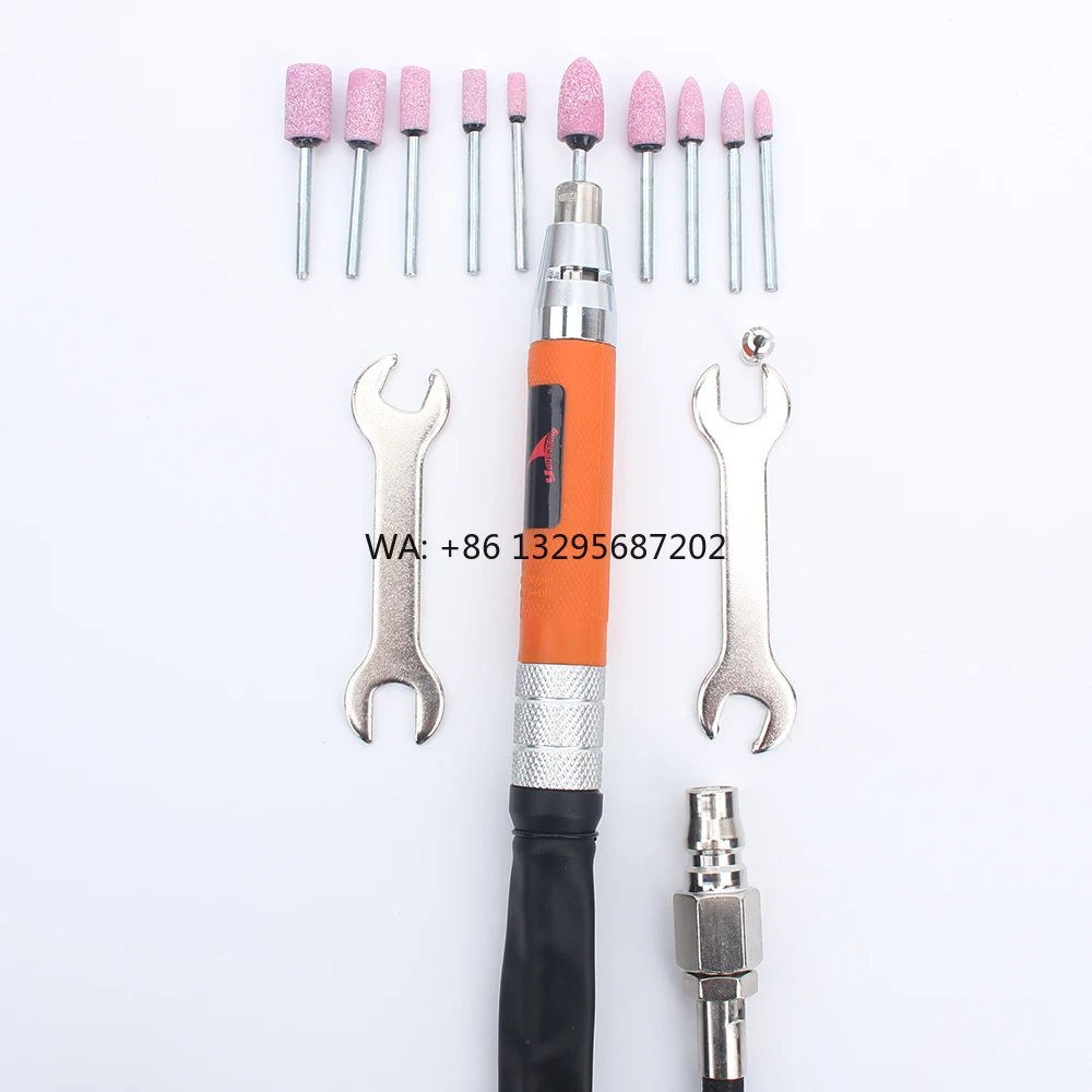 

3mm and 2.38mm Pneumatic Micro Die Grinder 45000RPM Pen Air Mini Grinder