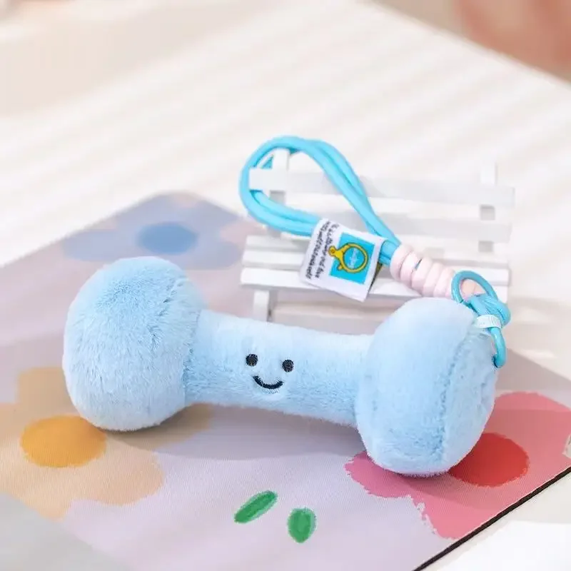 16/20 سنتيمتر محاكاة الدمبل kettlebell محشوة ألعاب من نسيج مخملي تمثال الكرتون أنيمي لطيف وسادة الأطفال هدية عيد ميلاد دمية ممتعة