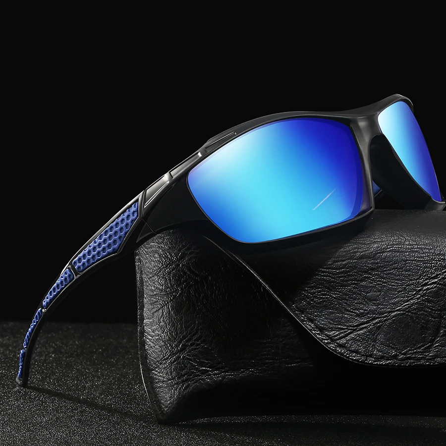 4PCS Neutral Casual Fishing Driving Leisure Eyewear Mountainering Travel Camping Sunglasses Vintage Classic Splice Check Pattern