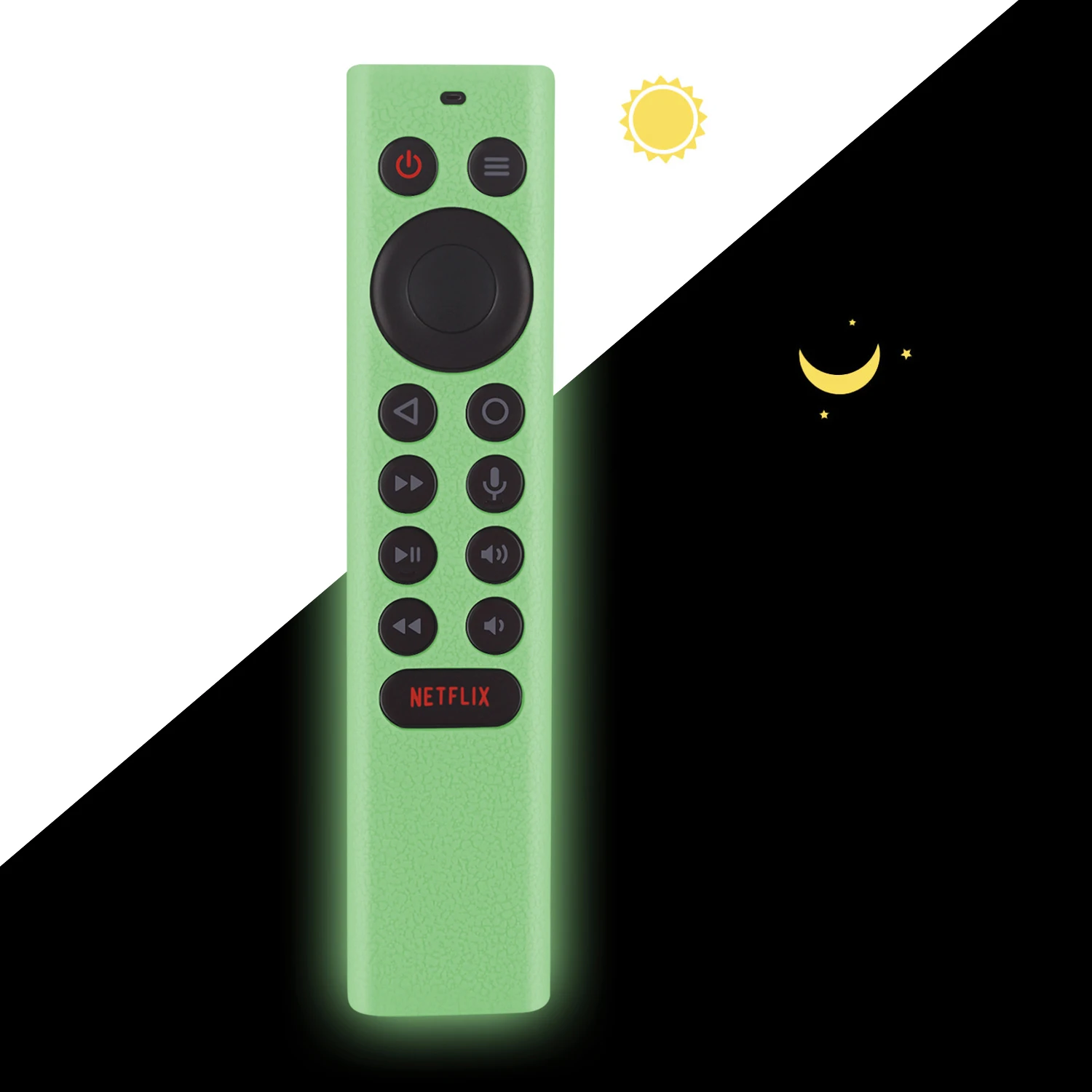 Capa macia de controle remoto à prova de choque, compatível com nvidia shield tv pro/4k hdr, silicone, anti-queda, manga protetora, capa de pele