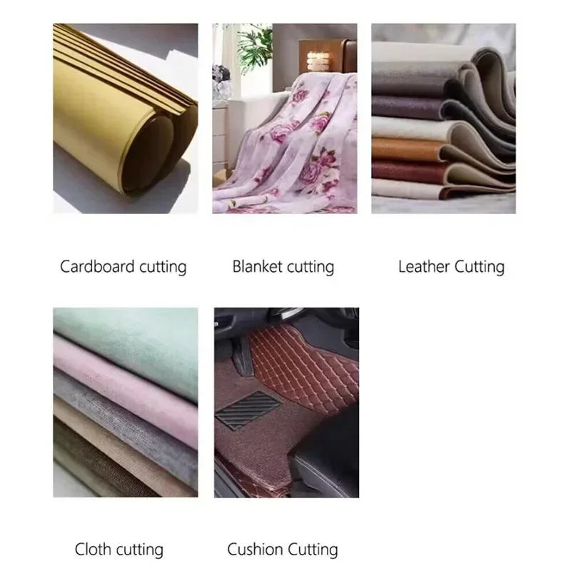 Best Seller First Sharing Good 1100W Vertical Straight Knife Electric Cloth Cutting Machine Leather Paper Electric Scissors 220