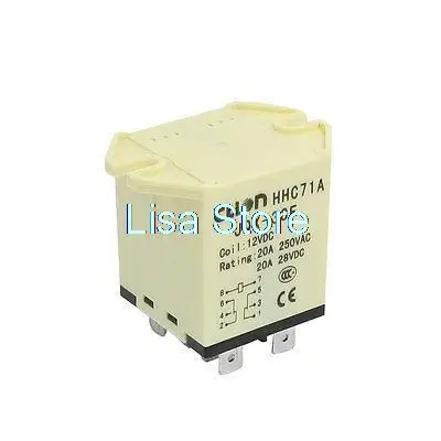 DC Coil 12V 8 Pins JQX-30F Electromagnetic Relay HHC71A