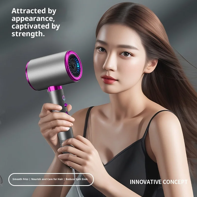 High-Speed Hair Dryer 2400W High-Speed Styling Dryer with Concentrator Diffuser Attachments for Home Use Hair Styling