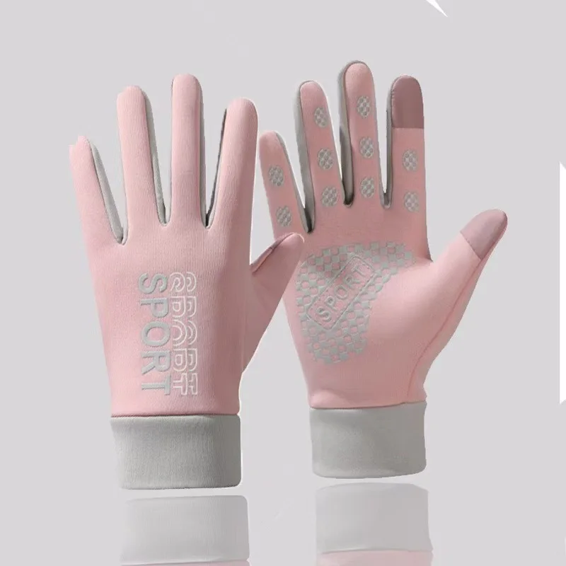 Gloves for Women, Flip Up Touch Screen with Thick Velvet for Warmth, Cold and Water Resistance, Outdoor Cycling