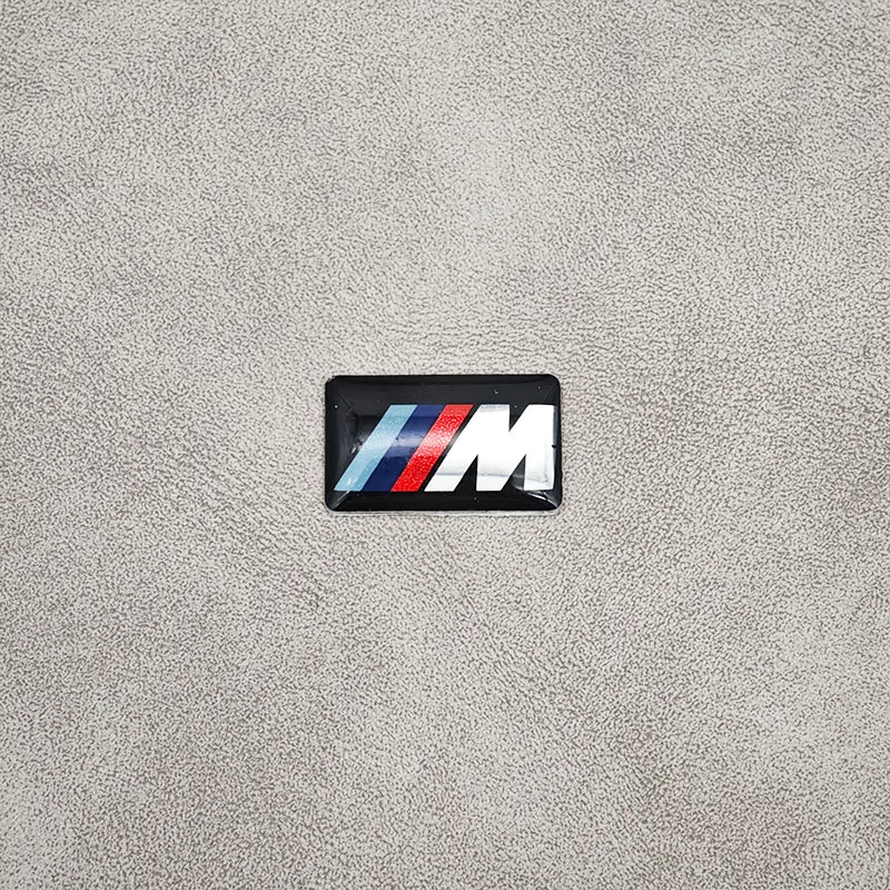 17mm 16mm 19mm M Logo Emblem Car Steering Wheel Badge Sticker For BMW M F30 E39 E46 E87 E53 E60 E90 E91 E92 E93 X1 X3 X5 X6 X7