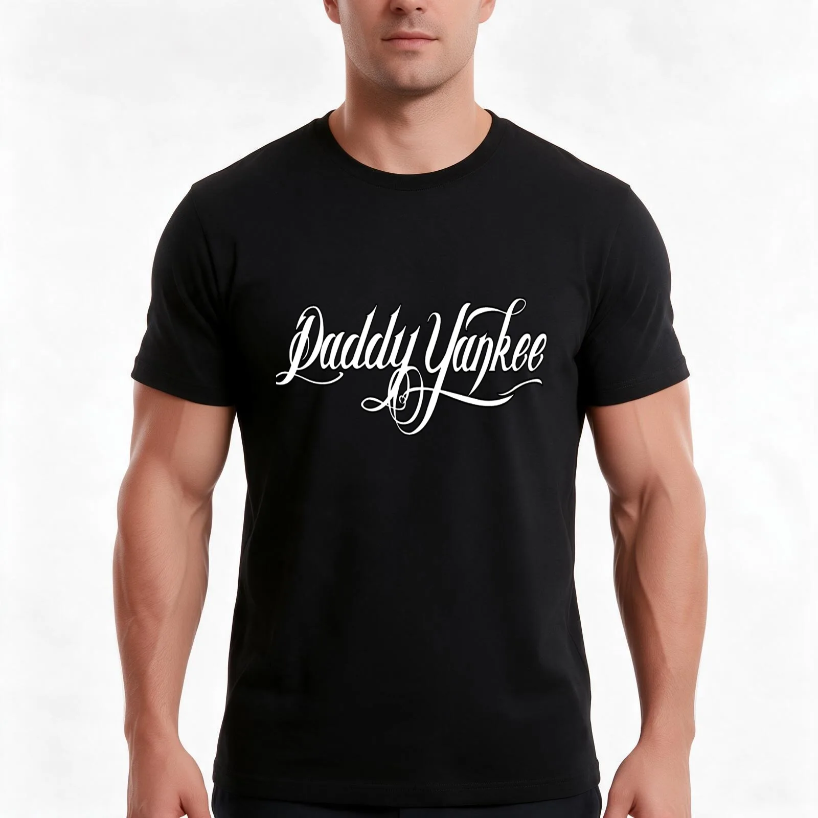 DADDY YANKEE 01 T-Shirt, Summer Casual Cotton Tee, Oversized Streetwear Tops, Vintage Graphic Print, Loose Fit Short Sleeve