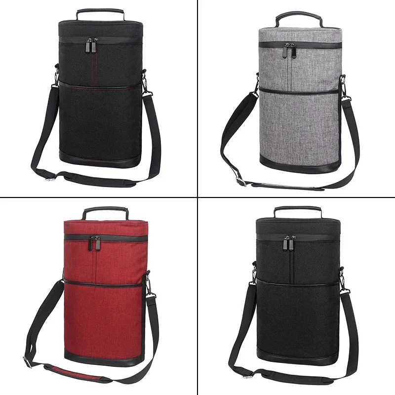 

Сумка-холодильник для бутылки вина, изолированная сумка для вина, термоизоляция 2, бутылка для пива, уличная портативная сумка-холодильник для вечеринок и путешествий, сумка-холодильник для вина