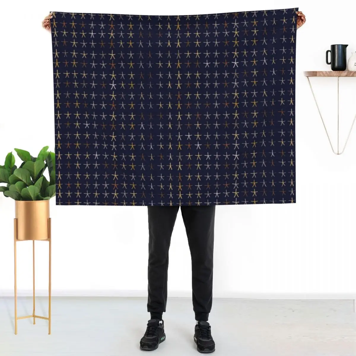 Imperishable stars Throw Blanket Decorative Sofas Winter beds manga Luxury Multi-Purpose Decorative Beds Blankets