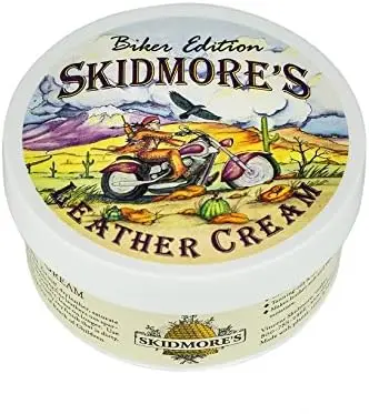 

Skidmore's Biker Leather Cream – Natural Cleaner & Conditioner, Made in USA