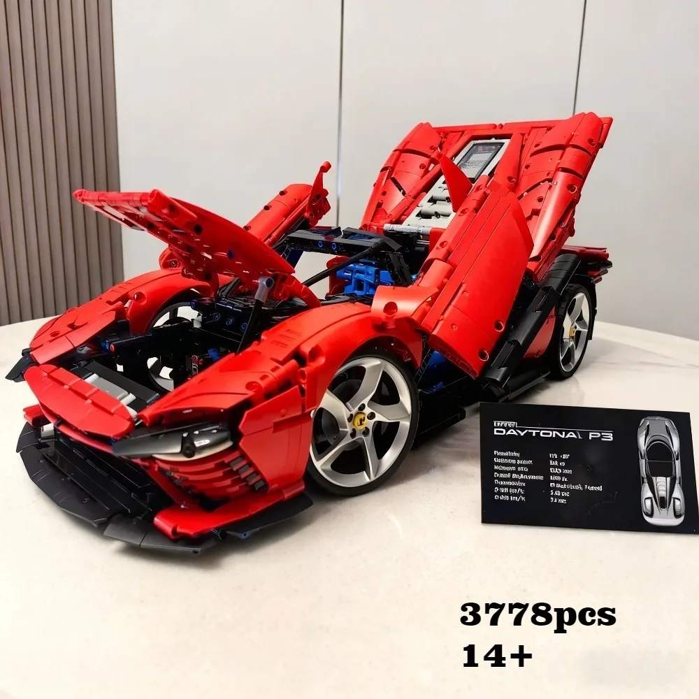 

Механическая модель суперкара своими руками (42143)-2024, новые строительные блоки 3778 шт., идеальный подарок для взрослых