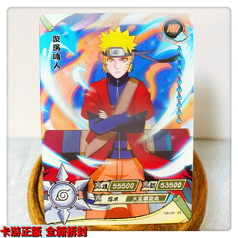 Kayout HR Card 106 ~ 140 Series Naruto Tsunade Haruno Sakura Uchiha Sasuke kartka rzadka kolekcja zabawki do gier na Boże Narodzenie urodziny