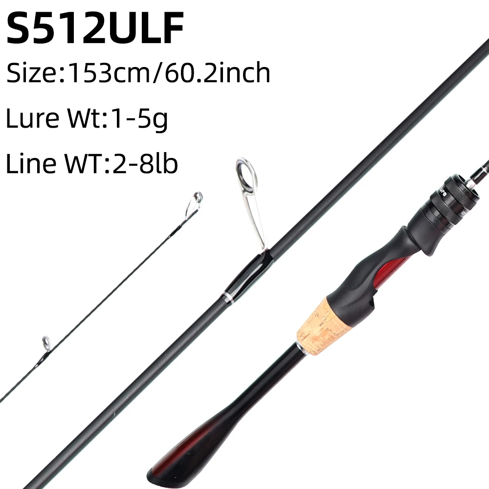 ゾディアススピニングロッドUL FishingFans ORCA UL ソリッドティップ スピニングロッド