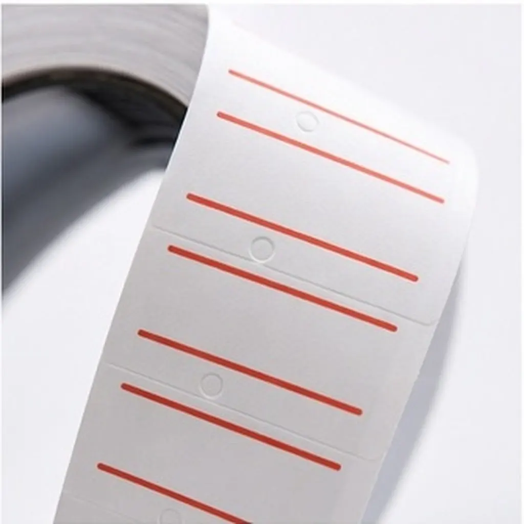 10 Rolls Pricing Labels White Adhesive Label Sticker Retail Tags Small Pricing Labels Smooth Print Clear Ink Label Stickers
