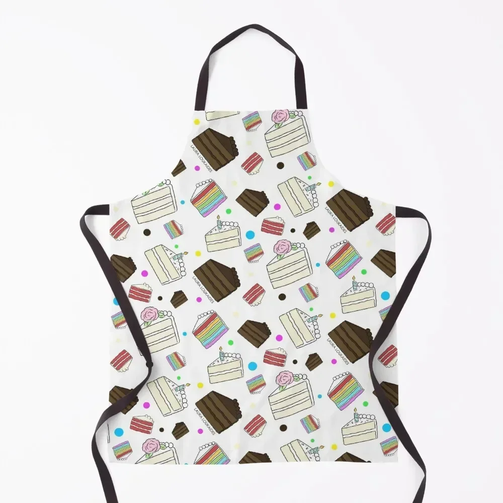 

Mixed Cake Slices Apron For Women Kitchen Kitchen Novel Kitchen Accessories Cooking Sexy Apron