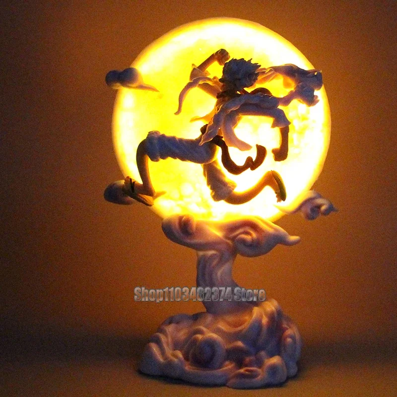 16 cm Anime Monkey D Luffy Een Stuk Figuren GK Moonrise Nika Gear 5 Luffy Action Figure King of Thieves PVC collectie Model Speelgoed