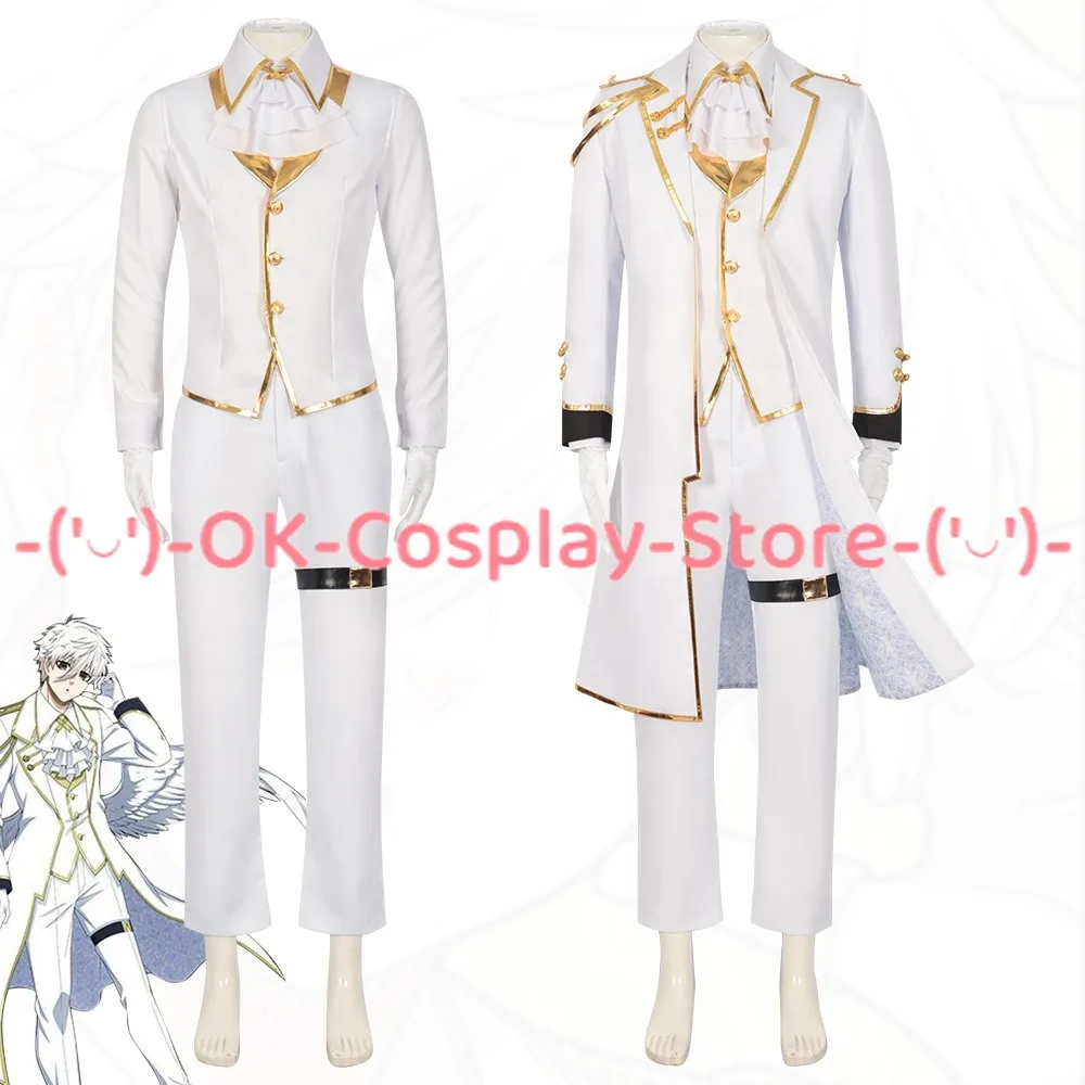 

Angel Nagi Seishiro Cosplay Costumes Halloween Carnival Uniforms Anime Clothing Fancy Party Suit With Cloak Custom Made