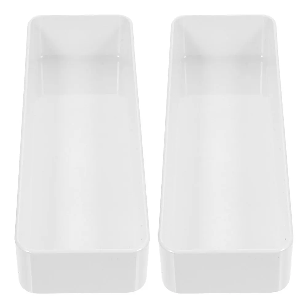 

2Pcs Multi-Function Kitchen Drawer Organizer Cutlery Holder Silverware Storage Box Utensil Divider Drawer Organizer