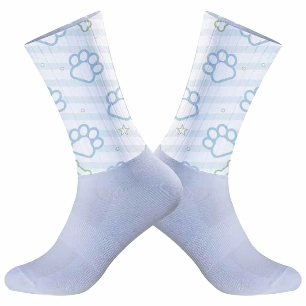 

2024 New Anti Slip Seamless Breathable Football socks Animal patterns Cycling Socks Bike Wearproof Road Socks Christmas