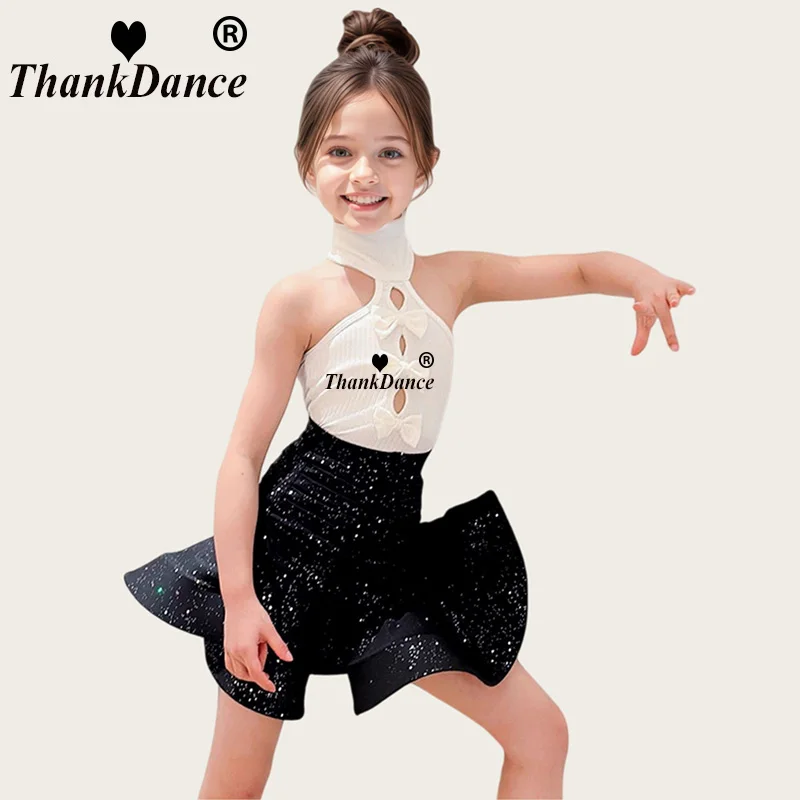 Sukienki do tańca latynoamerykańskiego dla dzieci, dziewczęce stroje do tanga, salsy, samby, tańca towarzyskiego, sukienki do tańca latynoamerykańskiego, stroje konkursowe, kostiumy latynoamerykańskie dla dzieci.