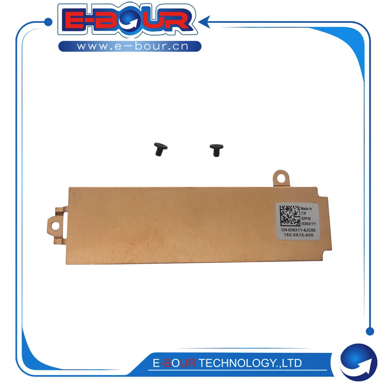 

SSD Heatsink Cover for G15 5510 5515 5511 2280 M.2 SSD Bracket 026X1Y 26X1Y Thermal Pad Heat Shield Caddy Cover with Screws New