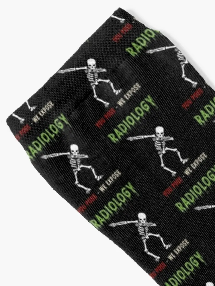 Funny Radiology You Pose We Expose Dabbing Skeleton X-Ray Socks Funny Socks For Men Men\'S Sock