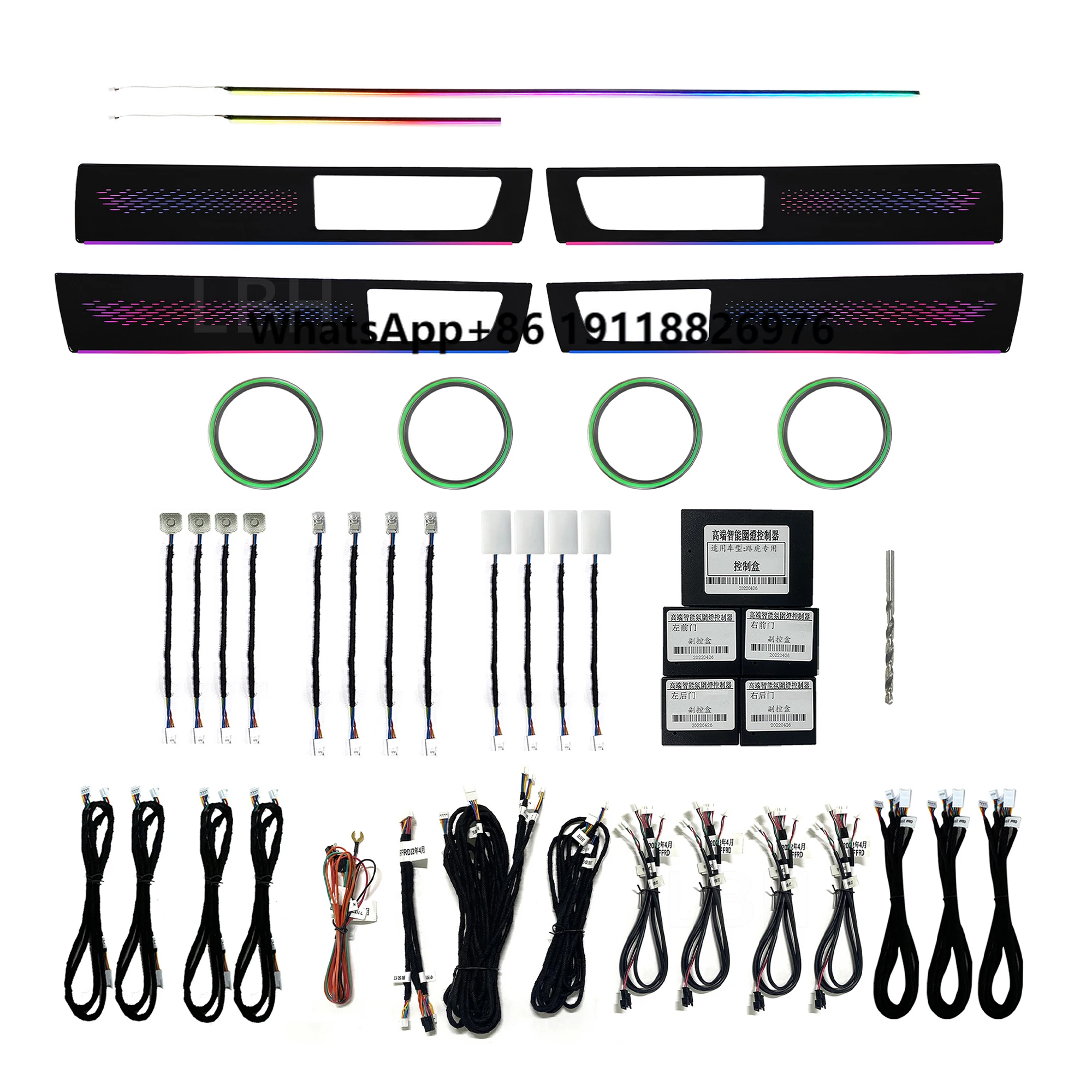 

Car Atmosphere Lamp Ambient Light for Land Rover Discovery 4 LR4 2010-2016 L319 Colorful RGB Interior LED Light Strip Decoration