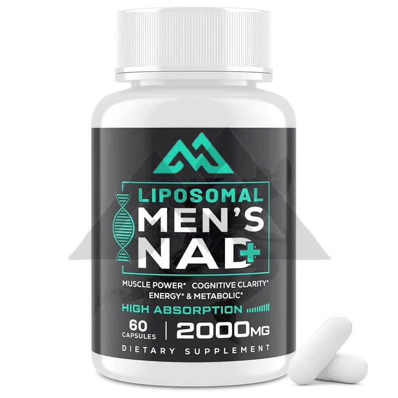 Liposomal nicotinamide nucleoside NAD+NMN supplement substitute for capsules for anti-aging, energy, and focus purposes