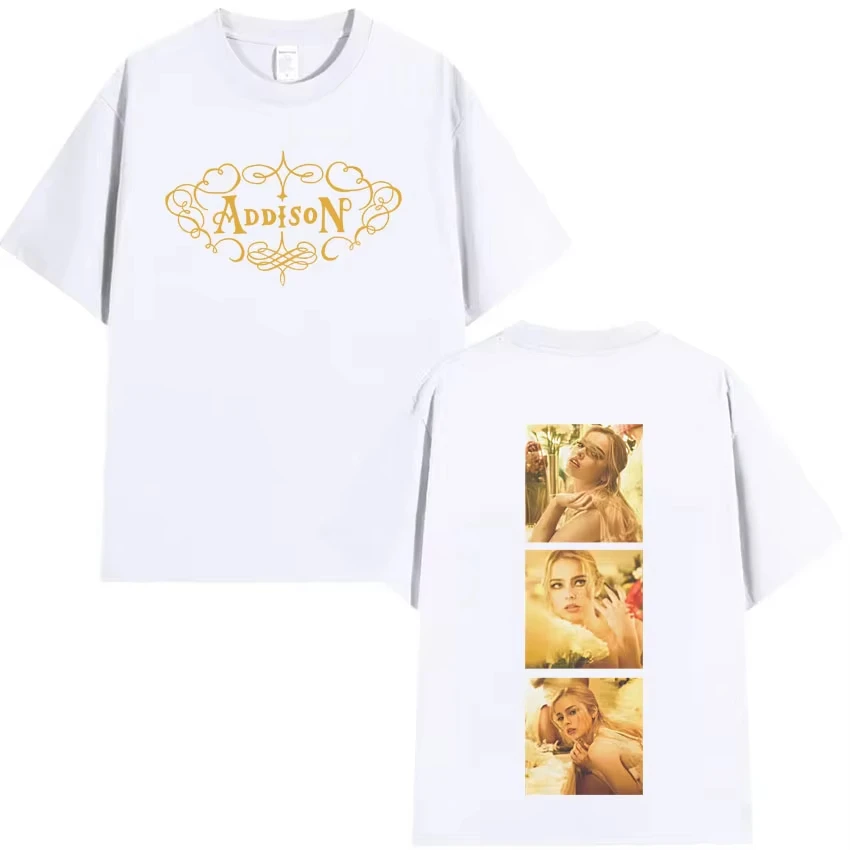 الصيف المد أديسون راي Harajuku طباعة تي شيرت الرجال النساء الشارع الشهير القوطية س الرقبة قصيرة الأكمام التي شيرت عادية القطن ملابس مريحة #3