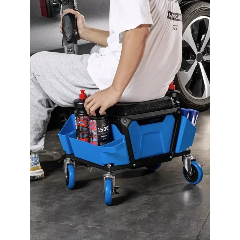 

Taiwan beauty work stool thickened multi-functional maintenance car wash stool throw construction stool