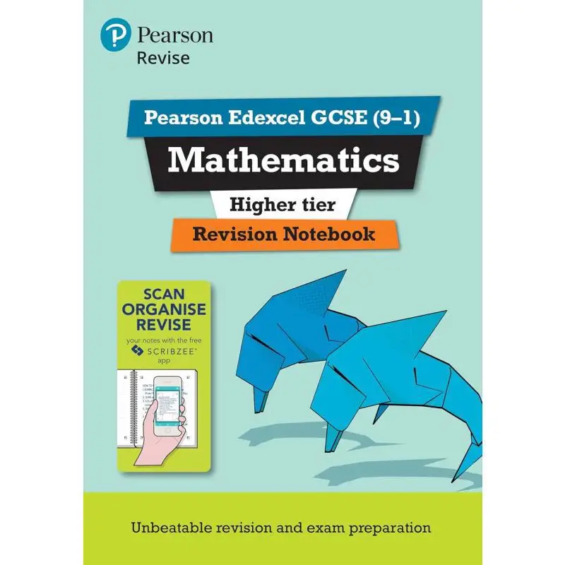 بيرسون مراجعة Edexcel GCSE الرياضيات دفتر مراجعة أعلى لعام 2025 و2026 امتحان بيرسون بيرسون التعليم 9781292264172 كتاب #1