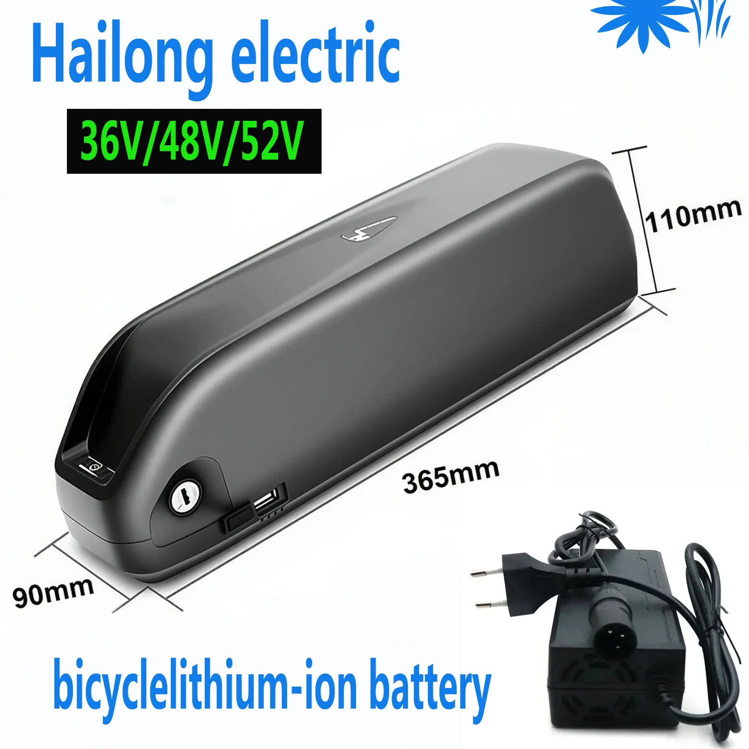 NEW SMART BMS 18650 Cells 36V 52V 48V 30AH Bikes Downtube Polly L-G 52V 30AH Scooter E-Bike Battery Pack