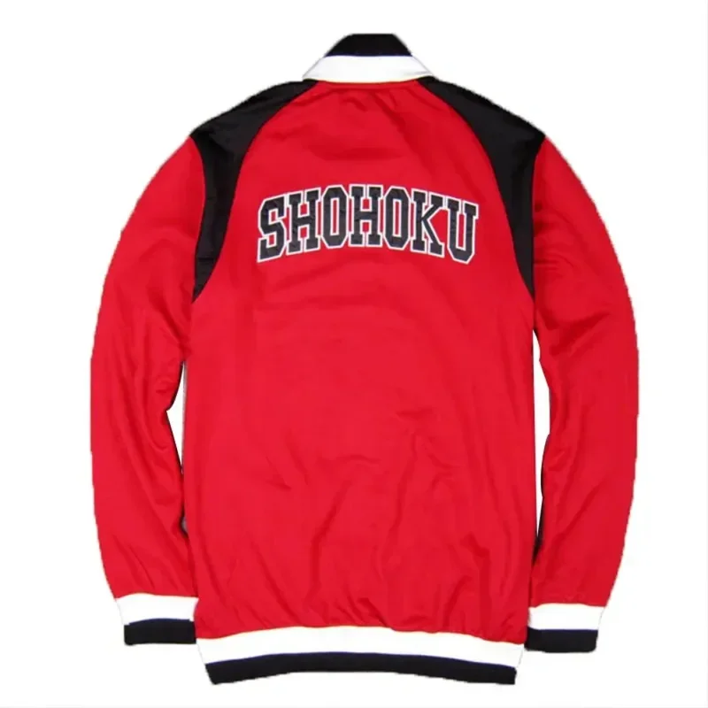 Anime Slam Cosplay Dunk Shohoku chaqueta con capucha Jersey Akagi Miyagi Sakuragi Rukawa Mitsu sudadera de baloncesto abrigo deportivo @ 0Z *