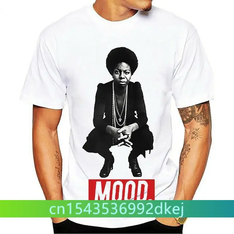 Fashion Cool Men T shirt Women Funny tshirt NINA SIMONE  MOOD (ISSA RAE) Customized Printed T-Shirt