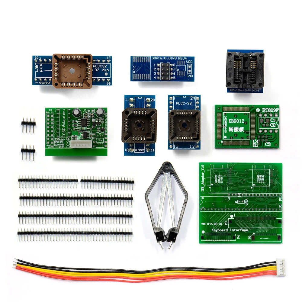 مبرمج RT809H EMMC-Nand FLASH العالمي + 35 Iterms مع كابلات EMMC-Nand أفضل من مبرمج XGecu T56 2023 Newewt