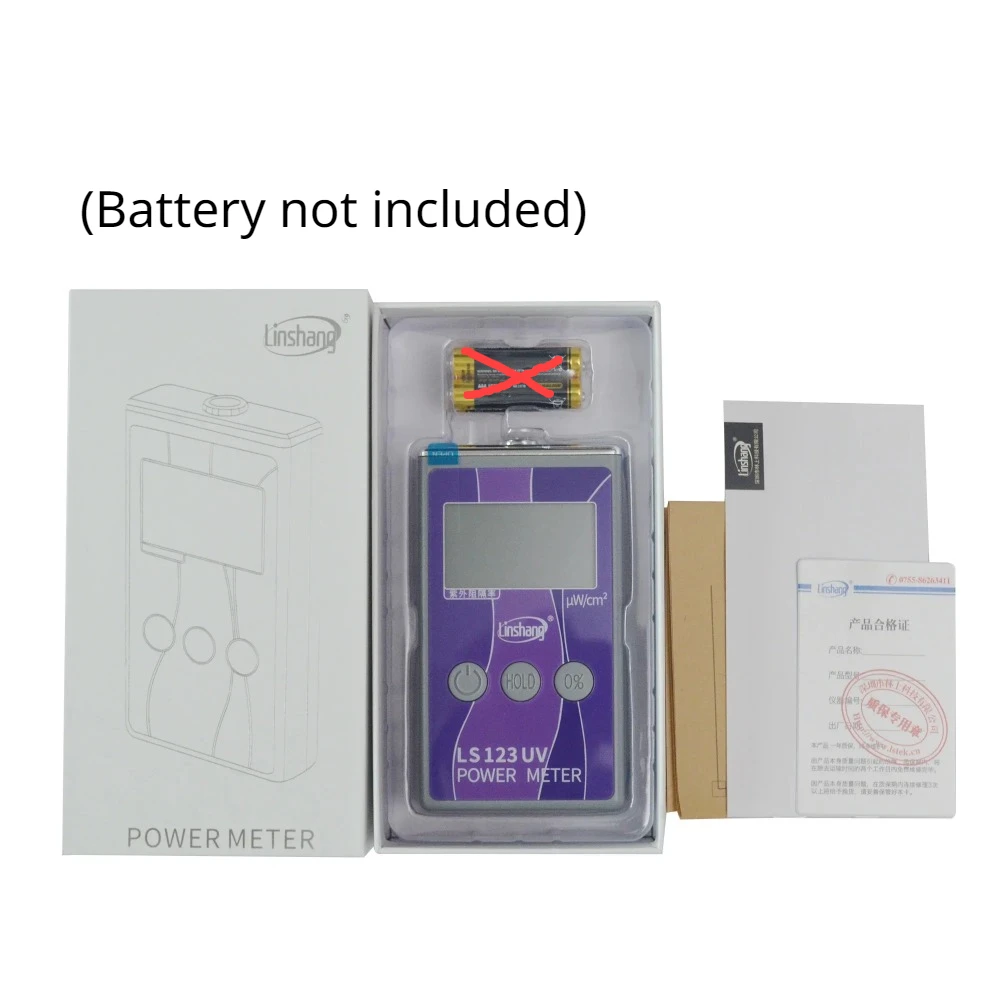 Portable UV Meter LS123 Measure Ultraviolet Radiation Power Intensity Radiance Density Rejection Rate