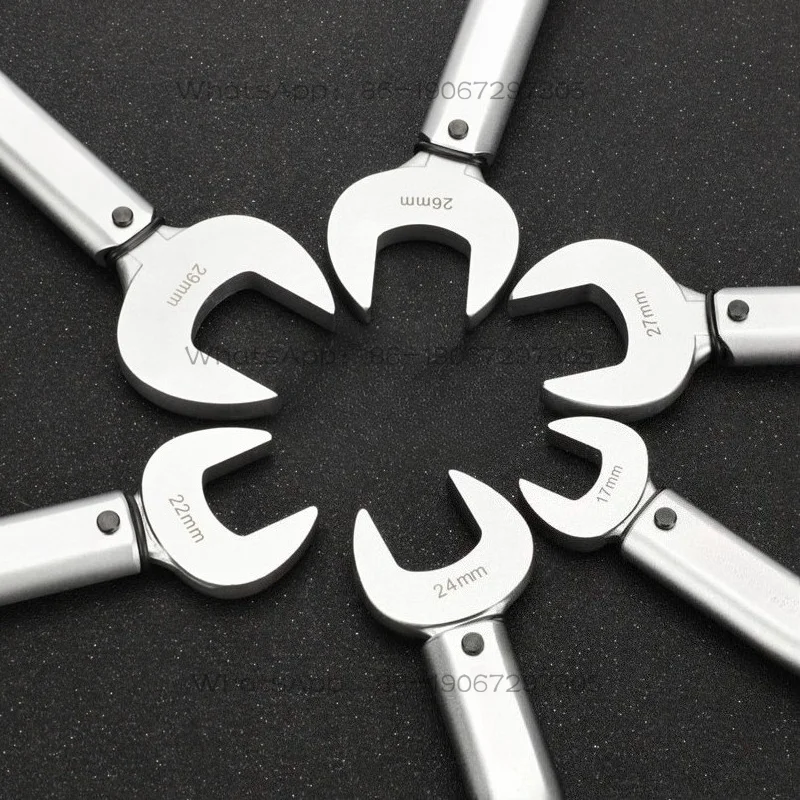 Wrench set with tool box for air conditioning-specific torque, used for flare, bayonet, and opening torque
