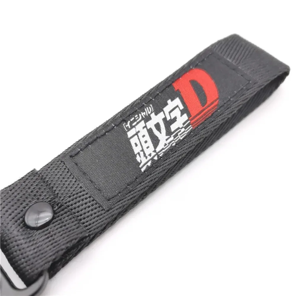 JDM Keyring Tags Initial D Fujiwara Tofu Shop Nylon key Tags keychain Auto Key Steel Spring Clip Lanyard Motorcycle Accessories image 2
