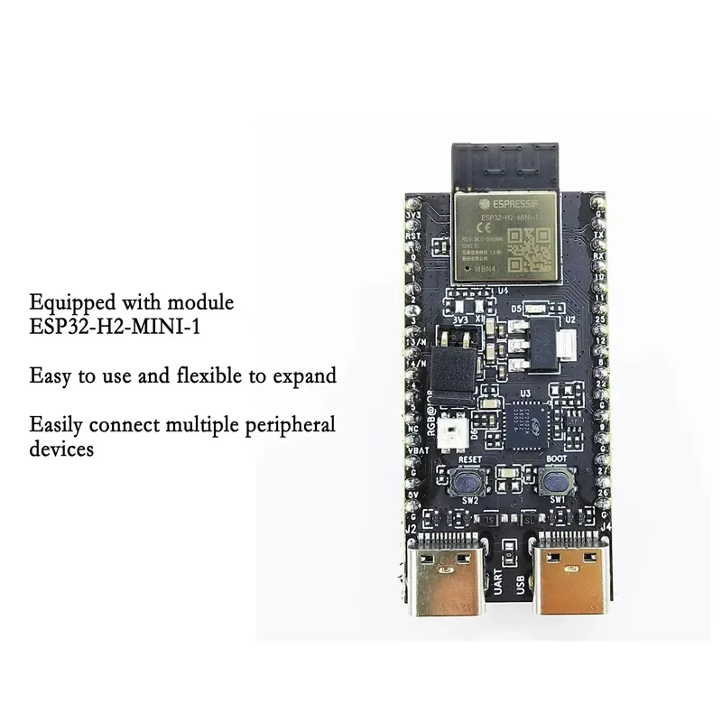ESP32-H2-DevKitM-1 USB Driver by CP2102 for Type-C ESP32-H2-MINI-1 N4 ESP32-H2  ESP32-DevKitC