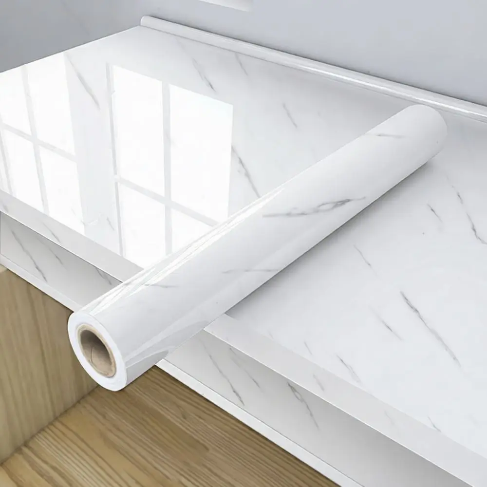 Kitchen Oil Proof Sticker Waterproof Self Adhesive Wallpaper Stove Countertop Protector Cabinet Drawer Film Heat Resistant Decor